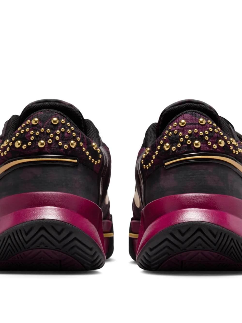 Nike HQ2553 601) Wmns Sz 6Nike W Zoom GP Challenge 1 Osaka HC Bordeaux Gold Bl - Picture 7 of 10